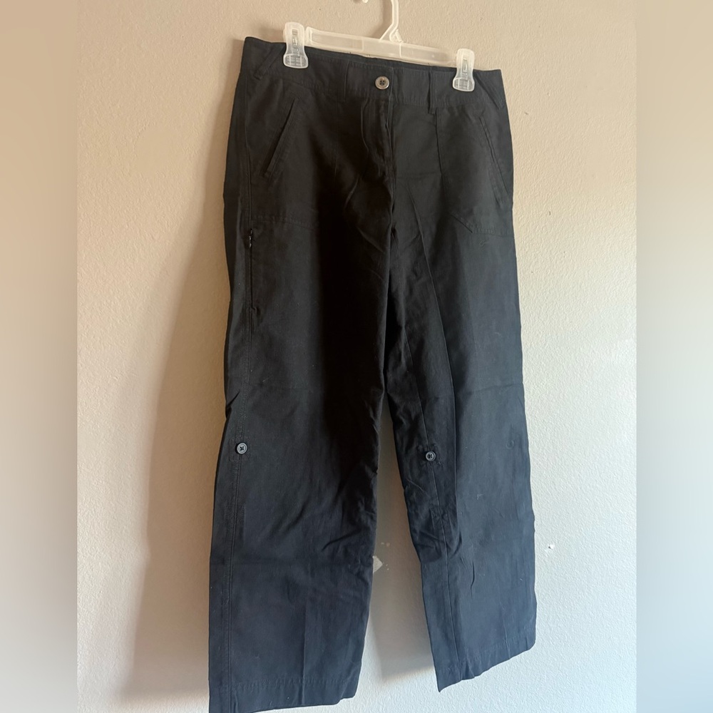 Exofficio Stylish Black Oversized Pants